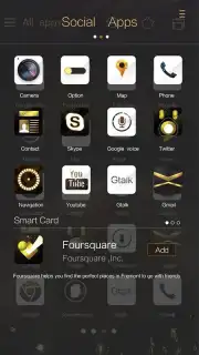Gold Rush GOLauncher EX Theme capture 2
