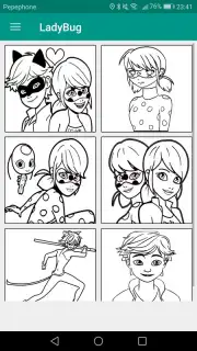 Coloring Ladybug & Blackcat capture 5