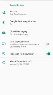 Vanced microG capture 2
