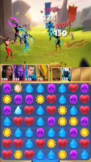 Puzzle Clash Heroes: Neolympia capture 9