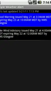 Simple Weather Alert capture 2
