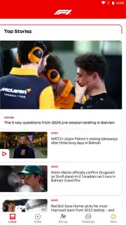 Official F1 ® App capture 1