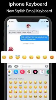 iphone keyboard : iOS Emojis capture 1