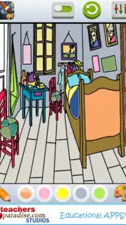 Vincent van Gogh Coloring Book capture 17