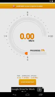 Internet Speed Test capture 1