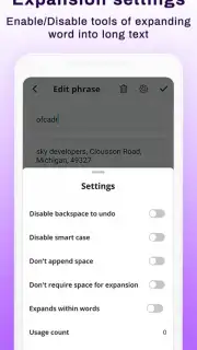 Writing Star: Text Expander & Auto-complete text capture 3