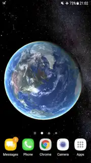 Earth Planet 3D live wallpaper capture 3