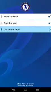 Chelsea FC Official Keyboard capture 4