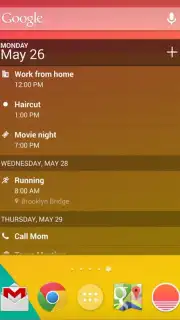Sunrise Calendar capture 2