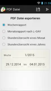 Arbeitszeiterfassung capture 1