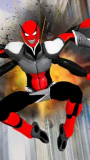 Black Spider Rope Superhero capture 6