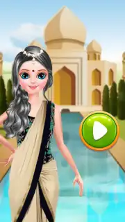 Indian Gopi Doll Makeover- Indian Bridal Fashion capture 2