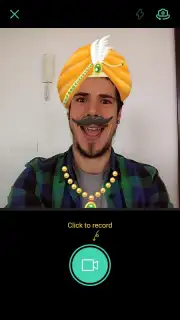 BiuBiu-Selfie Sticker Video capture 1