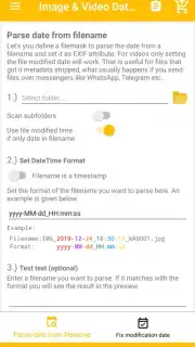 Image & Video Date Fixer capture 1
