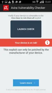 Avira Vulnerability Checker capture 1