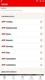 Official F1 ® App capture 17
