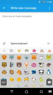 Teclado Xperia capture 6