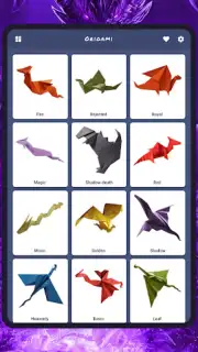 Origami dragons capture 7