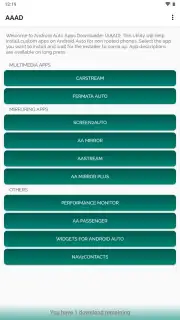 Android Auto Apps Downloader (AAAD) capture 1
