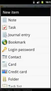 B-Folders Password Manager capture 1