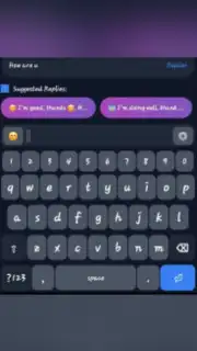 Auto Reply Keyboard capture 2