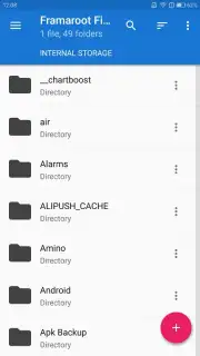 Framaroot File Manager capture 6