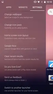 Evie Launcher capture 6