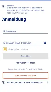 ALDI TALK capture 2
