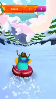 Club Penguin Sled Racer capture 2