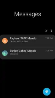 Samsung Messages capture 5