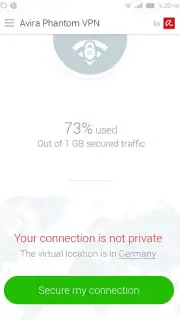 Avira Phantom VPN capture 9