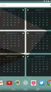 Month Calendar Widget capture 9