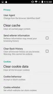Orweb: Private Web Browser capture 5