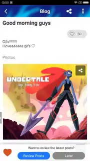 Undertale Amino capture 6