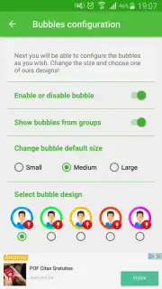 Bubbles for WhatsApp capture 2
