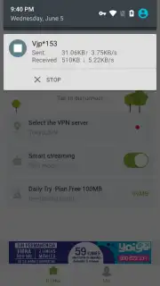SGreen VPN capture 7