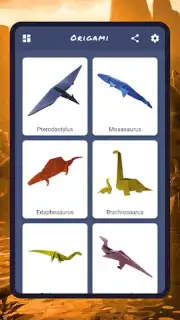 Origami dinosaurs paper shapes capture 10