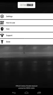 Cristiano Ronaldo Official Keyboard capture 2