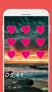 Love Pattern Lock Screen capture 3