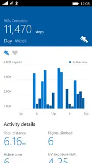 Microsoft Health capture 2