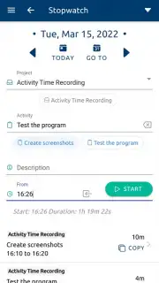 aTimeRecording - Online Time Tracking capture 7