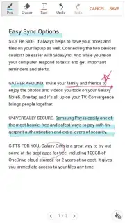 Samsung Write on PDF capture 1