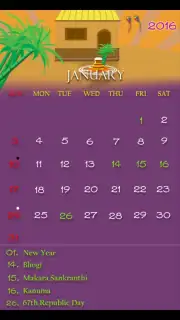 Telugu 2016 Calendar capture 3