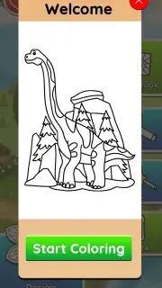 Dino Coloring Game capture 1