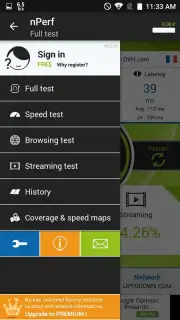 nPerf Speed Test capture 2