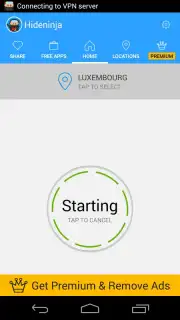 Hideninja Free VPN capture 3
