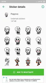 Undertale & Deltarune Stickers for WhatsApp capture 4