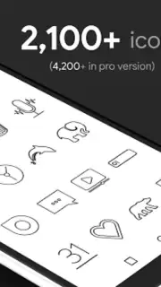 Lines Dark - Icon Pack capture 8