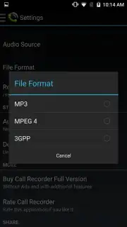 MP3 Call Recorder capture 3