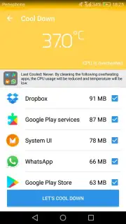 Cooling cleaner pro capture 6